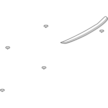 Ford FR3Z-6344210-AC Kit - Rear Spoiler