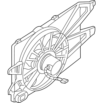 Ford 1S4Z-8C607-DD Motor And Fan Assembly