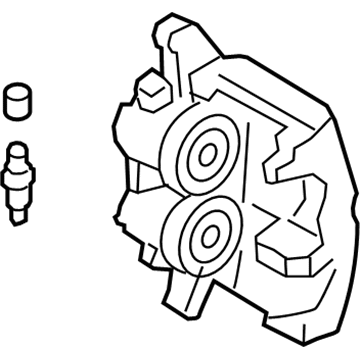 Ford FR3Z-2B120-J Caliper Assembly - Brake - Less Pad