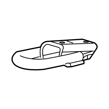 Ford FL3Z-17A954-F Hook - Towing - Rear