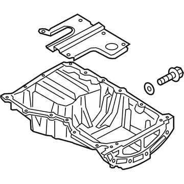 Ford CM5Z-6675-D Pan Assembly - Engine Oil