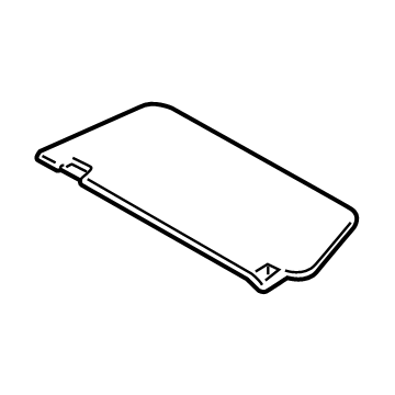Ford MK4Z-6104105-DB Visor Assembly - Sun