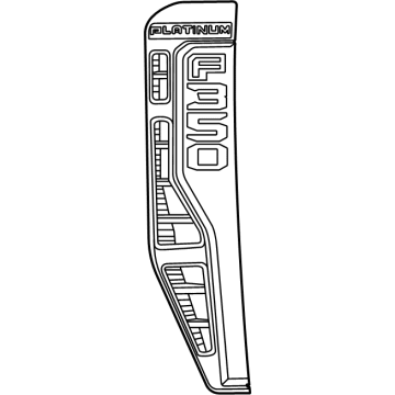 Ford PC3Z-16720-BP Name Plate
