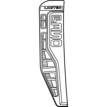 Ford PC3Z-16720-BR Name Plate