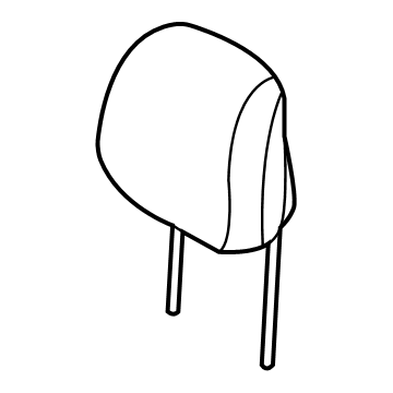 Lincoln LC5Z-78611A08-AA Headrest - Cover And Pad