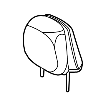Lincoln LC5Z-54611A08-KA Head Rest Assembly