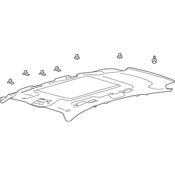 Ford CJ5Z-7851916-AB Headlining - Roof