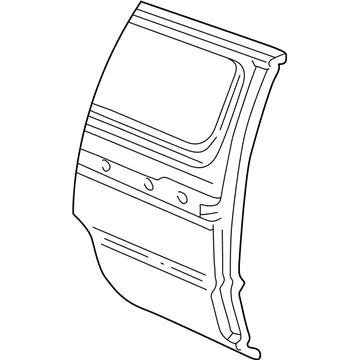 Ford F2UZ15279D44D Panel - Body Side Front