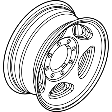 Ford BC2Z-1007-B Wheel Assembly