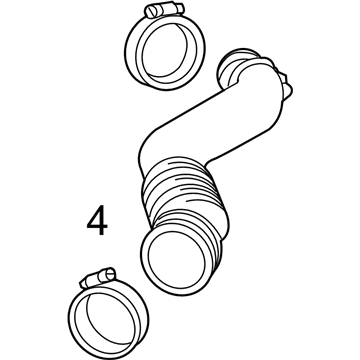 Ford 4W1Z-9B659-AA Hose - Air