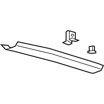 JL1Z-4041308-AE Ford Rear Molding Illustration 1 of 1