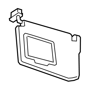 Lincoln JL7Z-7804104-GB Visor Assembly - Sun