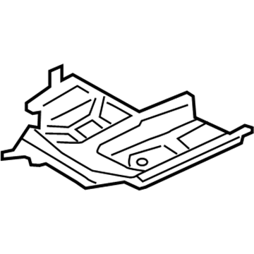 Ford F2GZ-5810254-A Front Extension, Passenger Side F2GZ-5810254-A Ford Front Extension, Passenger Side Illustration 1 of 1