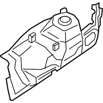 G3GZ-5402020-B Ford Apron Assembly, Rear Passenger Side Illustration 1 of 1