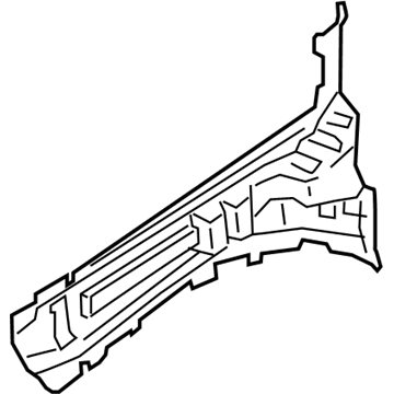 G3GZ-16054-A Ford Outer Rail, Front Passenger Side Illustration 1 of 1