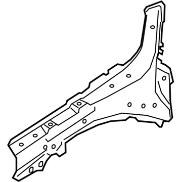 Ford G3GZ-5410008-B Inner Rail, Passenger Side G3GZ-5410008-B Ford Inner Rail, Passenger Side Illustration 1 of 1