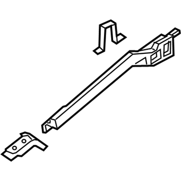 Ford G3GZ-16C274-B Upper Rail, Passenger Side G3GZ-16C274-B Ford Upper Rail, Passenger Side Illustration 1 of 1