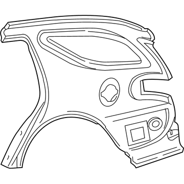 Ford YF1Z-7427840-AA Panel - Body Side