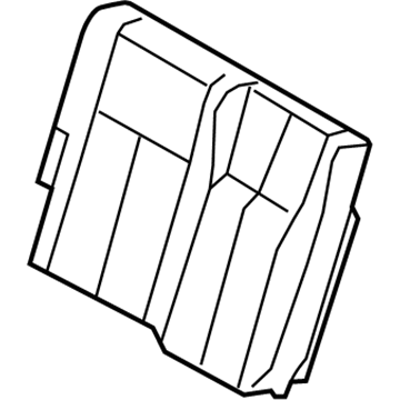Ford 7L1Z-7866601-AA Cover Assembly - Rear Seat