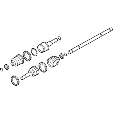 Ford 5L8Z-4234-BC Shaft Assembly - Rear Axle