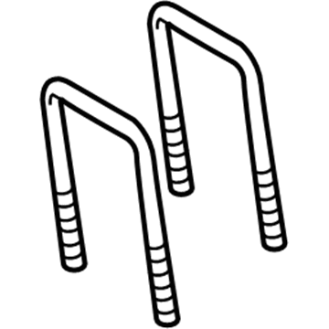 Ford HL3Z-5705-A U-Bolt HL3Z-5705-A Ford U-Bolt Illustration 1 of 1