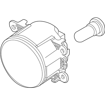 Ford 4F9Z-15200-AA Lamp Assembly - Fog - Front