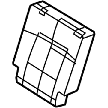 Ford 7L1Z-7866600-JB Cover Assembly - Rear Seat Back