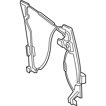 Lincoln FA1Z-5823208-B Regulator - Window - Less Motor