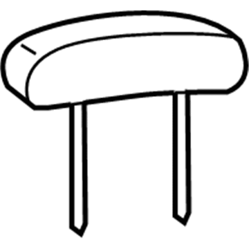 Mercury 6W7Z-54611A08-AA Head Rest Assembly