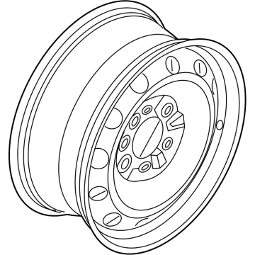 Ford NL3Z-1007-E Wheel Assembly