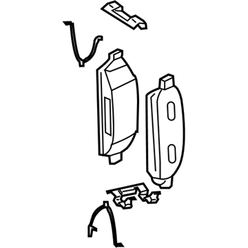 Lincoln 4U2Z-2V001-CA Pad