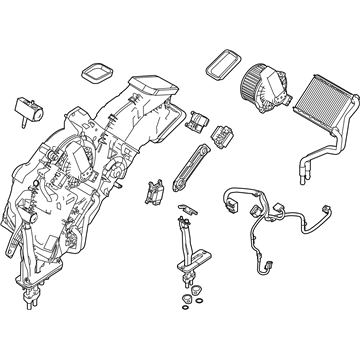 Ford Flex Evaporator - DA8Z-19850-AV