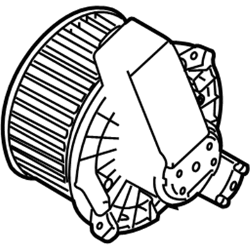 Ford AE9Z-19805-D Fan And Motor Assembly