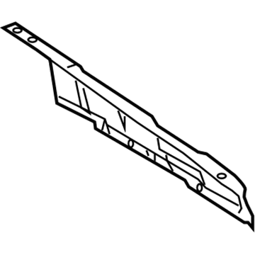 Ford F8AZ-5411251-AA Extension - Rear Floor Panel - Side