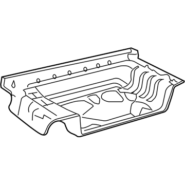 Mercury 3W7Z-5411215-AA Pan Assembly - Floor