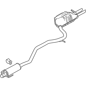 Lincoln 9H6Z-5230-B Muffler Assembly - Centre And Rear