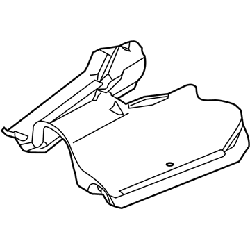 Ford 8A4Z-9A031-A Heat Shield 8A4Z-9A031-A Ford Heat Shield Illustration 1 of 1