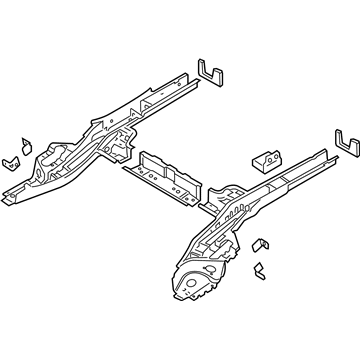Ford G1FZ-5810124-A Member Assembly - Floor Side Rear