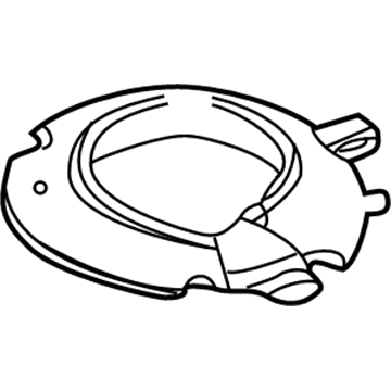 Lincoln 8A8Z-5586-B Antisqueak - Rear Spring