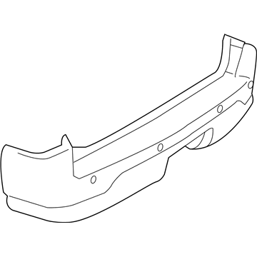 Lincoln Aviator Bumper Cover - 3C5Z-17K835-EAA
