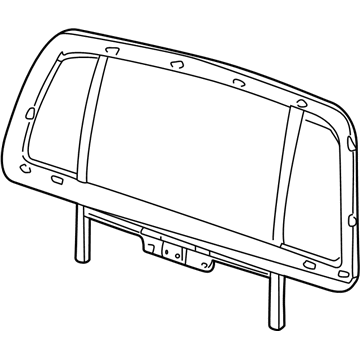 Ford 5L2Z-3542006-AAA Glass - Sliding