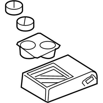 Ford 6E5Z-5467112-BD Armrest Assembly 6E5Z-5467112-BD Ford Armrest Assembly Illustration 1 of 1