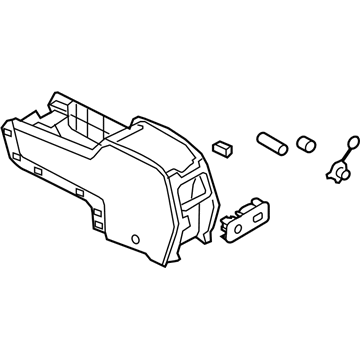 Ford 9T4Z-78045A36-AB Console Base, Front 9T4Z-78045A36-AB Ford Console Base, Front Illustration 1 of 1