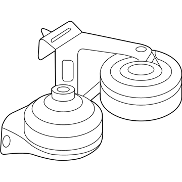 Lincoln 7E5Z-13832-A Horn Assembly