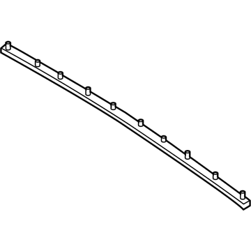 Mercury 8L8Z-7802254-B Weatherstrip - Door Lower