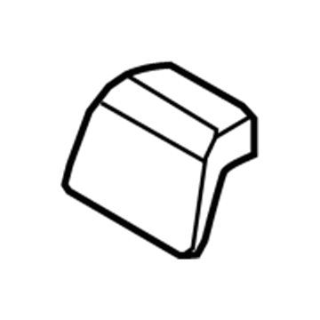 Ford DA8Z-74501A04-BA Cover Assembly - Rear Seat Headrest