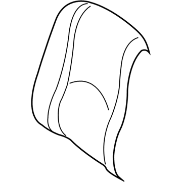 Ford 3L8Z-7864417-HAB Cover Assembly - Seat Back