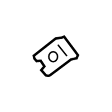 Ford -W704300-S442 Nut - Spring