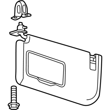 Ford PC3Z-1004104-AA Visor Assembly - Sun
