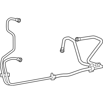 Ford Oil Cooler Hose - 6E5Z-7R081-E